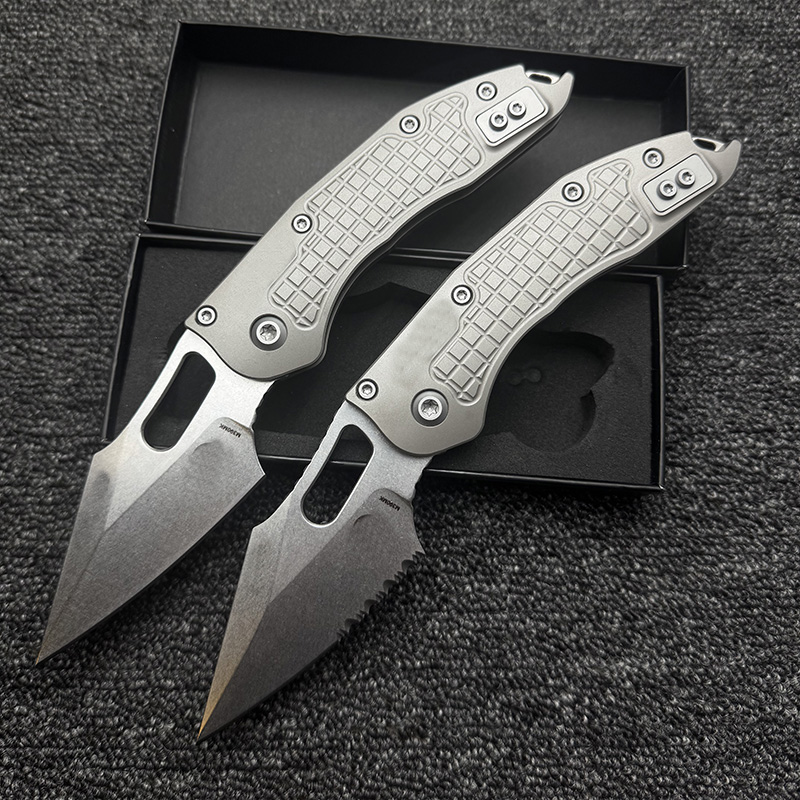 Pocket Knife Ceramic - LEMIFSHE Stitch RamL ręczny uchwyt tytanowy