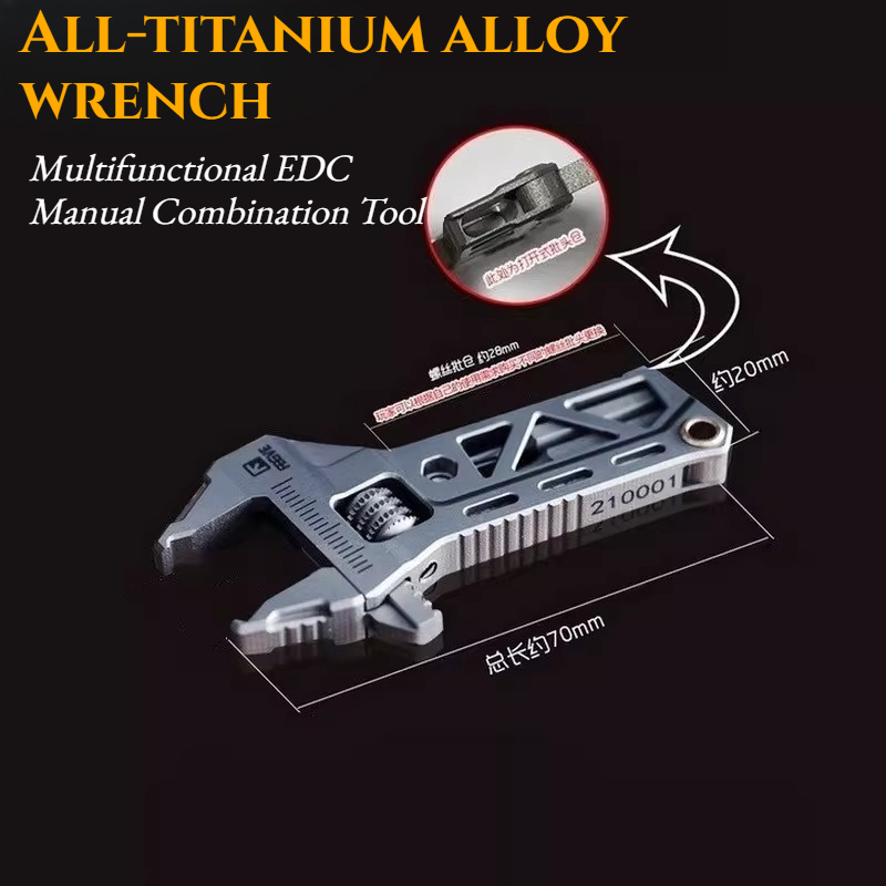 Edc Carry Pliers - Klucz i szczypce ze stopu tytanu
