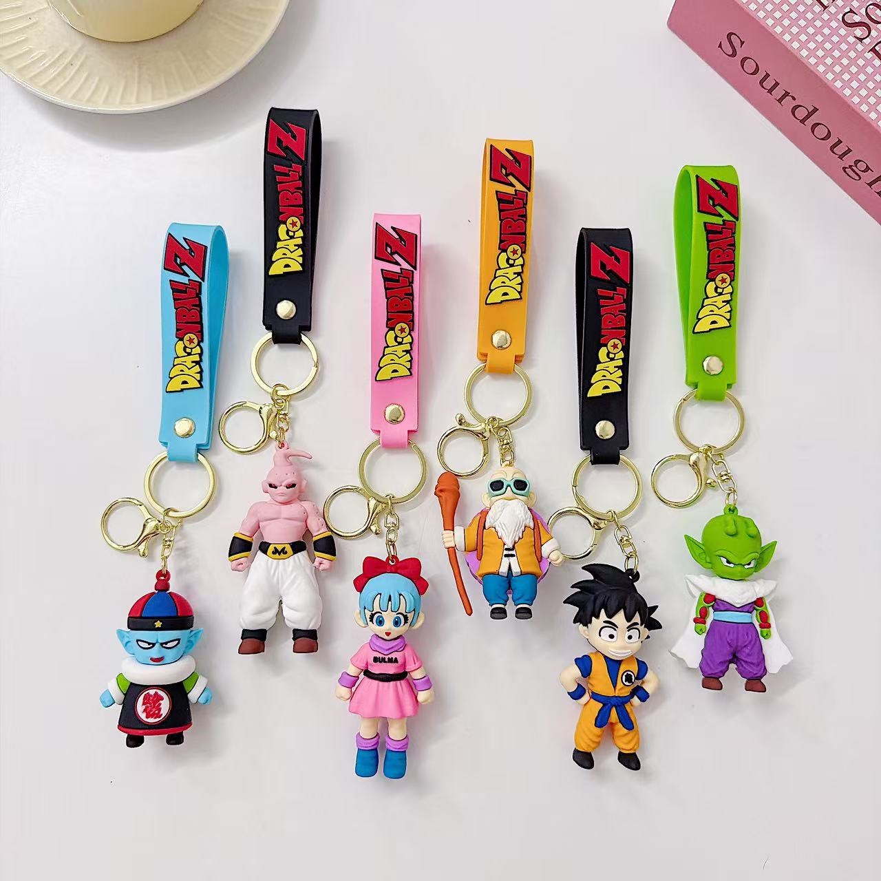 Carabiner Keychain - 1/6 szt. Brelok Anime Dragon Ball,