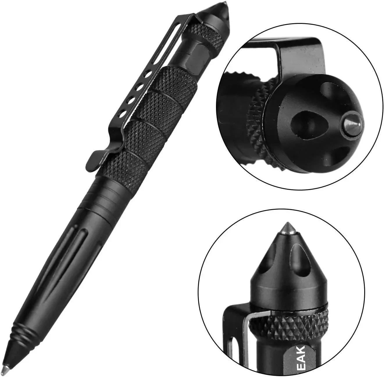 Pen Tactical Glass - Wielofunkcyjny długopis taktyczny do samoobrony, antypoślizgowy,