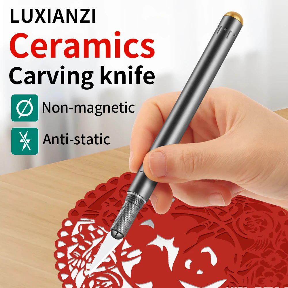 Pocket Knife Ceramic - Ostrze ceramiczne LUXIANZI nóż do rzeźbienia