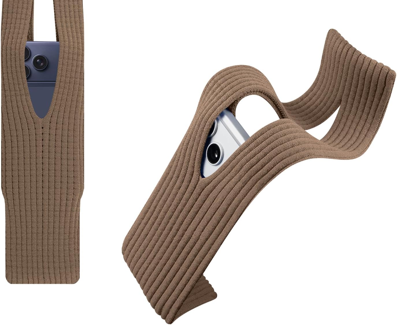 Edc Daily Carry - Dzianinowy pokrowiec na telefon, miękki, elastyczny,