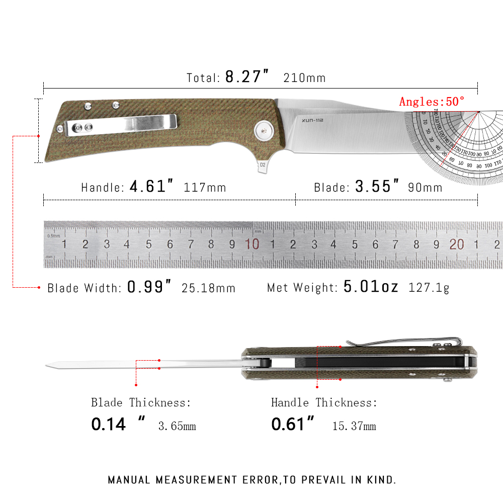 Nóż składany Shooziz XUN112 ED – Everyday Carry (Edc) Knife recenzja i cena