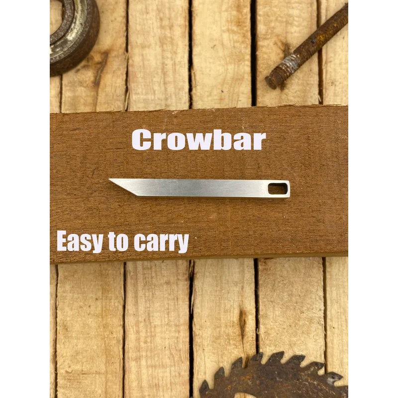 Mały, wytrzymały łom ze stali  – Edc Every Day Carry おもちゃ recenzja i cena