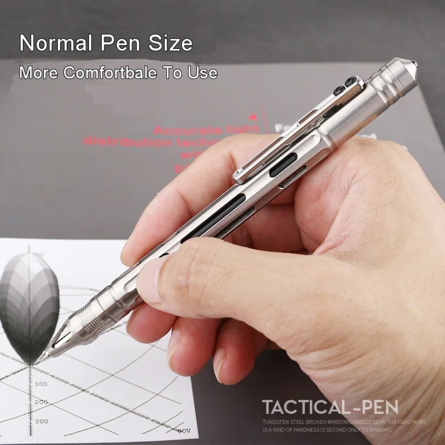 Tytanowy długopis taktyczny 2w – Pen Tactical Glass recenzja i cena