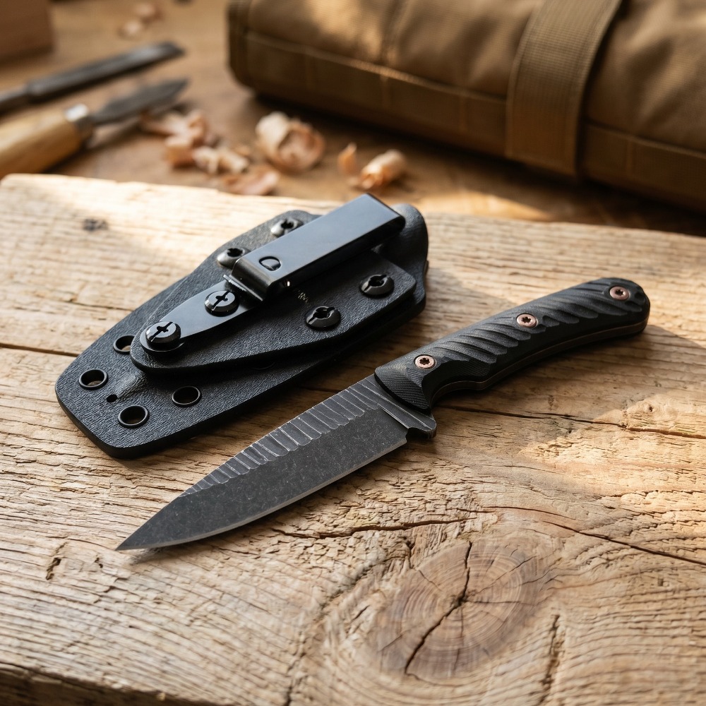 Nóż bushcraftowy full tang z o – Edc Carry Fixed Blade Knife recenzja i cena