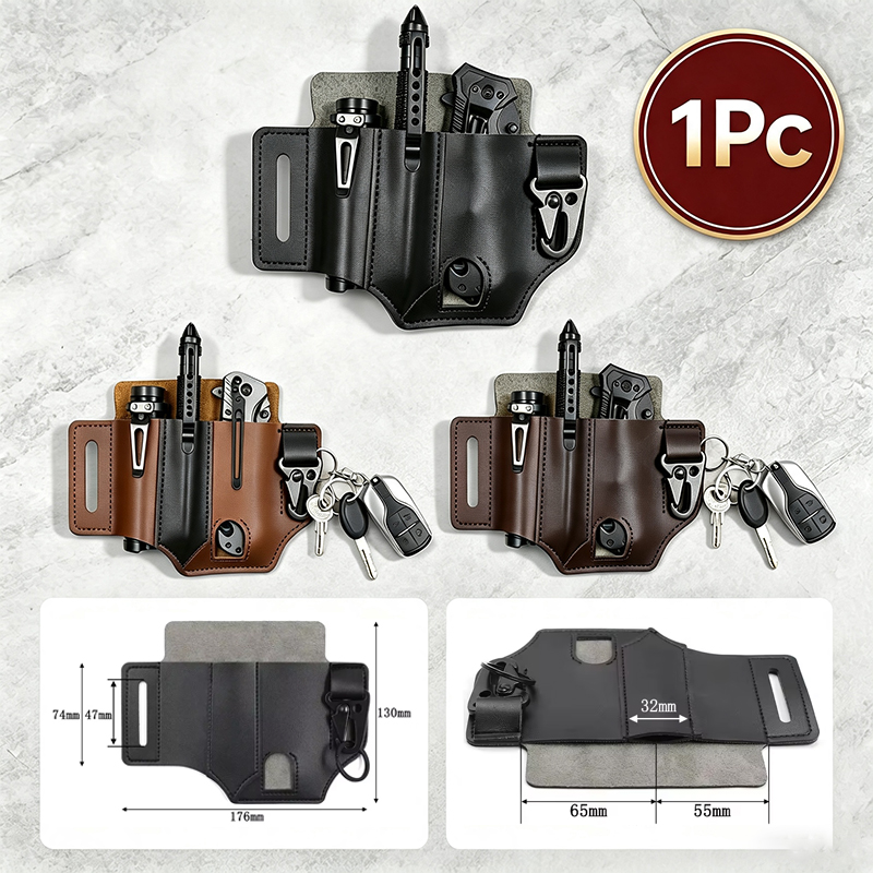 Wieszak na pas ze skóry bydlęc – Edc Carry Pocket Pouch recenzja i cena