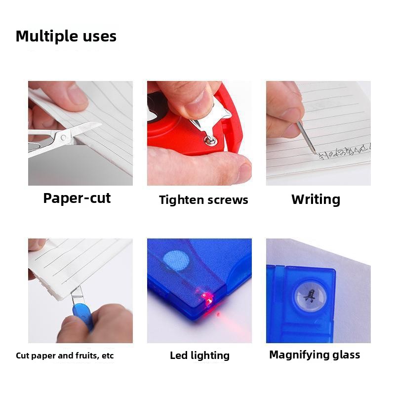 12 w 1 Kieszonkowa karta kredy – Multitool Credit Card recenzja i cena