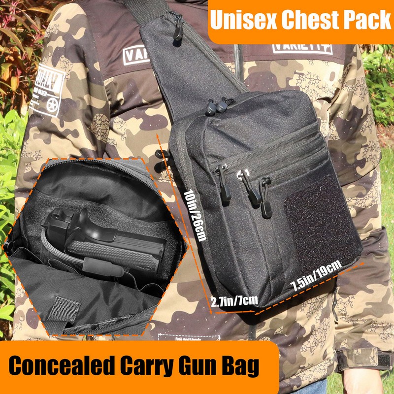 Nowa Taktyczna Torba na Klatkę – Edc Carry Bag For Pistol recenzja i cena