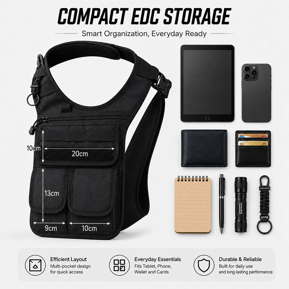 Taktyczna ukryta torba na narz – Edc Daily Carry recenzja i cena