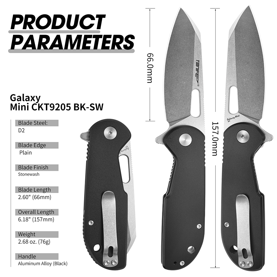 Nóż składany TONIFE Galaxy Min – Everyday Carry (Edc) Knife recenzja i cena