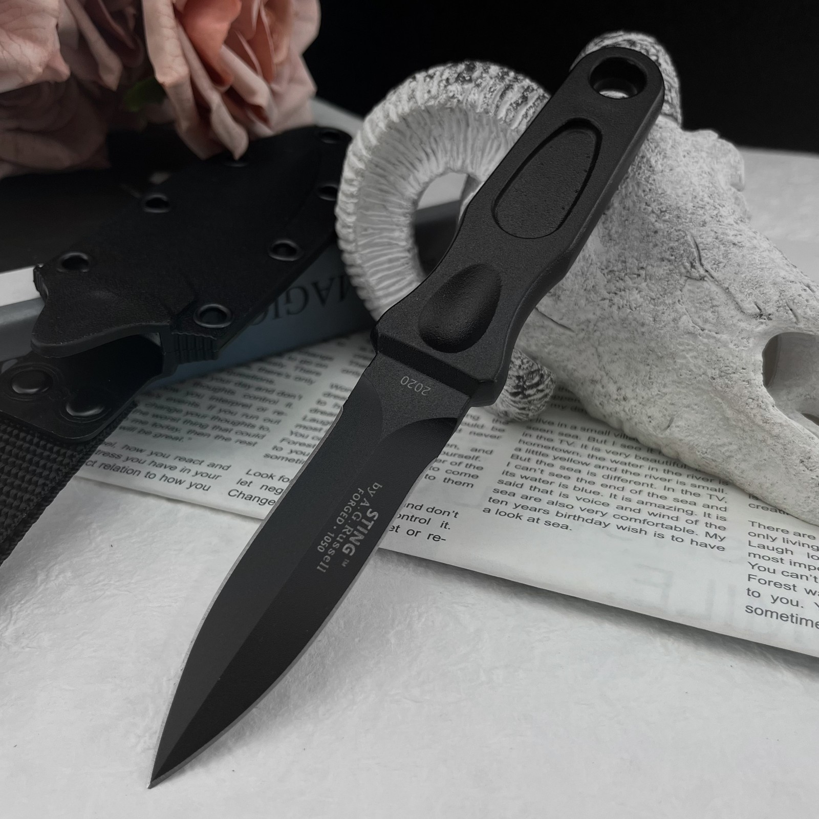 Wielofunkcyjny nóż ze stałym o – Edc Carry Fixed Blade Knife recenzja i cena