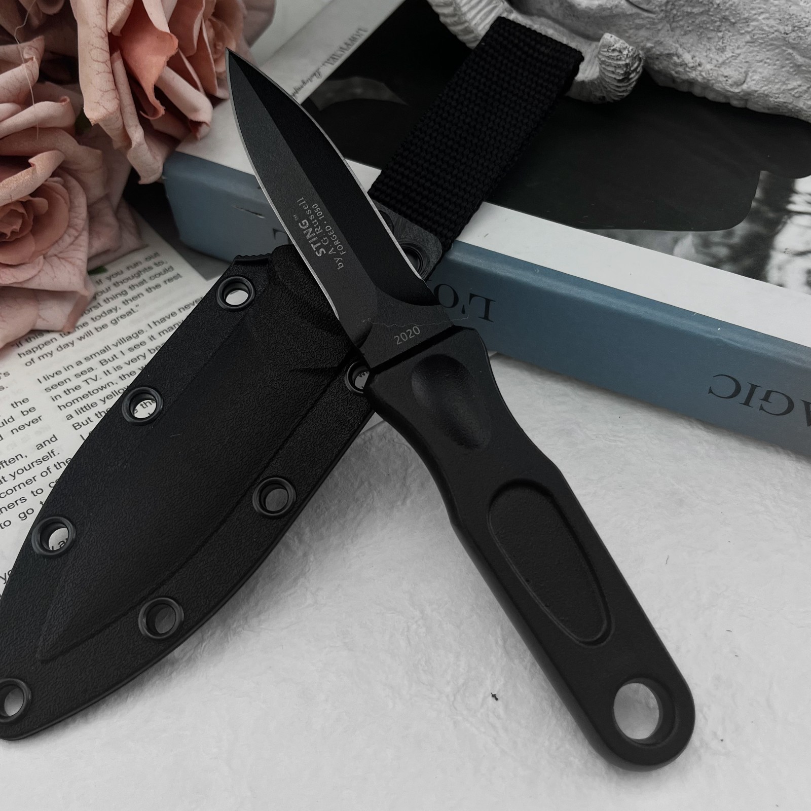 Wielofunkcyjny nóż ze stałym o – Edc Carry Fixed Blade Knife recenzja i cena