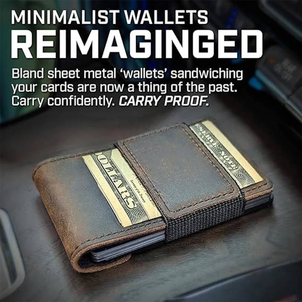 OUIO Męski Portfel Skórzany Mi – Money Clip Magnetic recenzja i cena